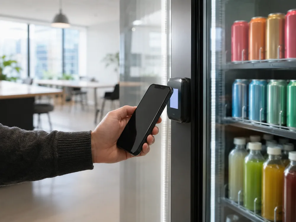 Tap to open - JOYA smart cooler